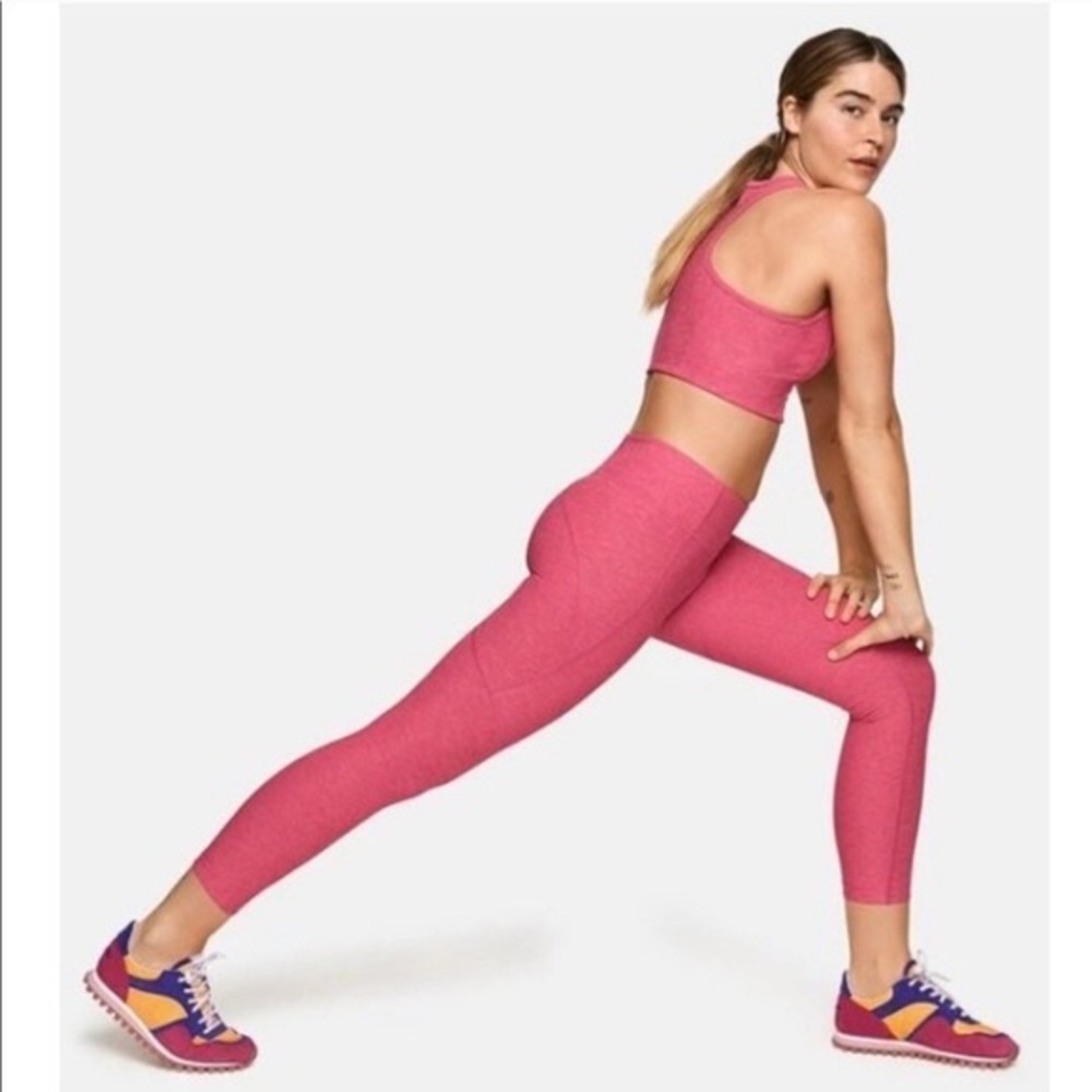 Outdoor Voices 3/4 Leggings in Flamingo